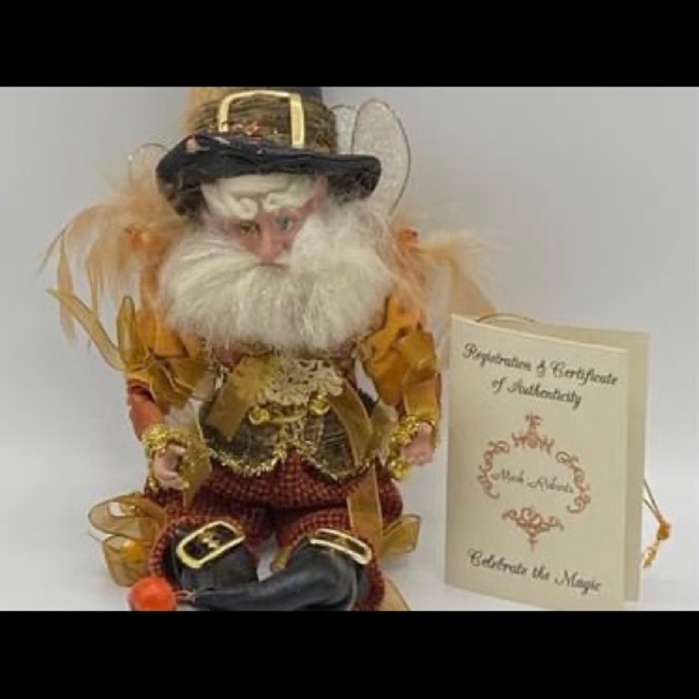 Mark Roberts Pumpkin Pilgrim Fairy #51-76066,Small